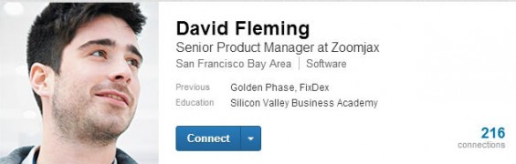 LinkedIn updates its users' profiles