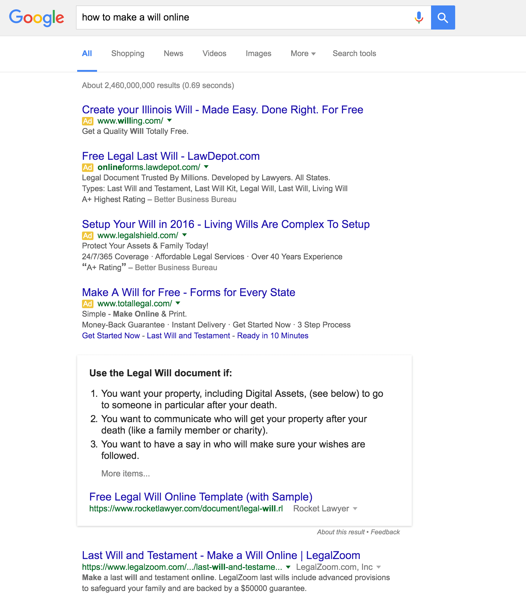 how to make a will online Google Search