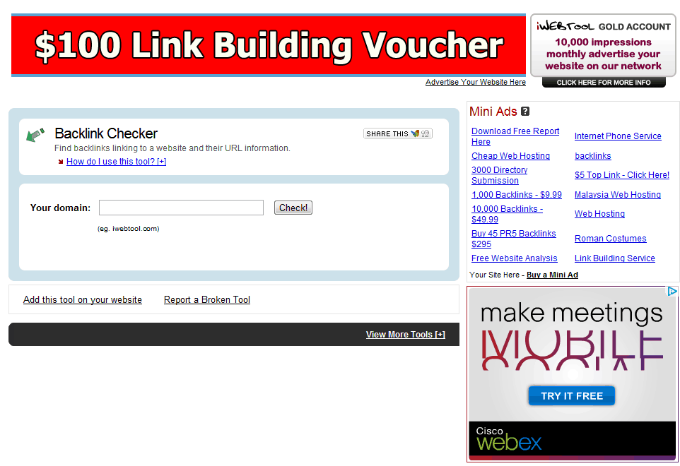 back link check3
