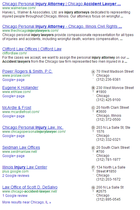 injury lawyers - Google Search Chicago