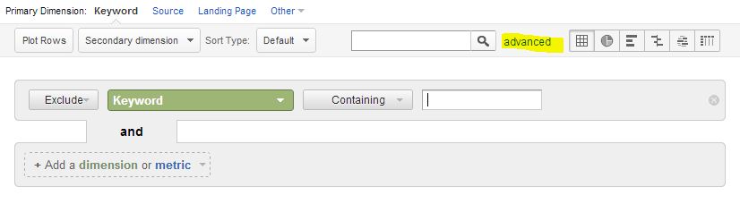exclude terms