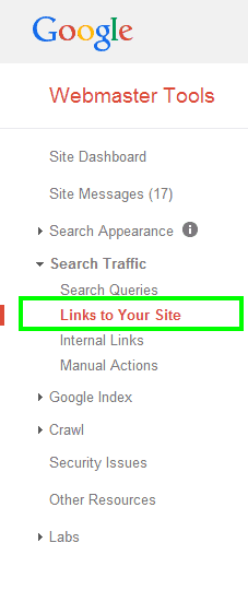 Webmaster Tools Links to Your Site