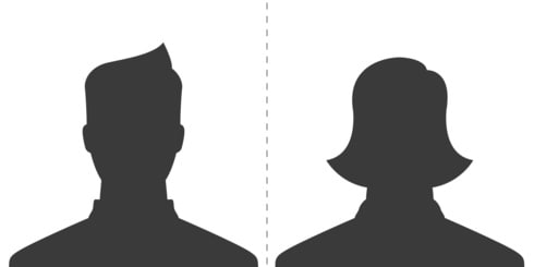 Male & Female - Default profile picture