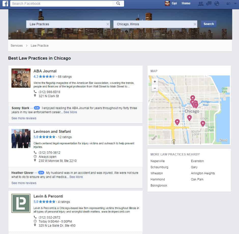 Law Practices in Chicago Illinois Facebook