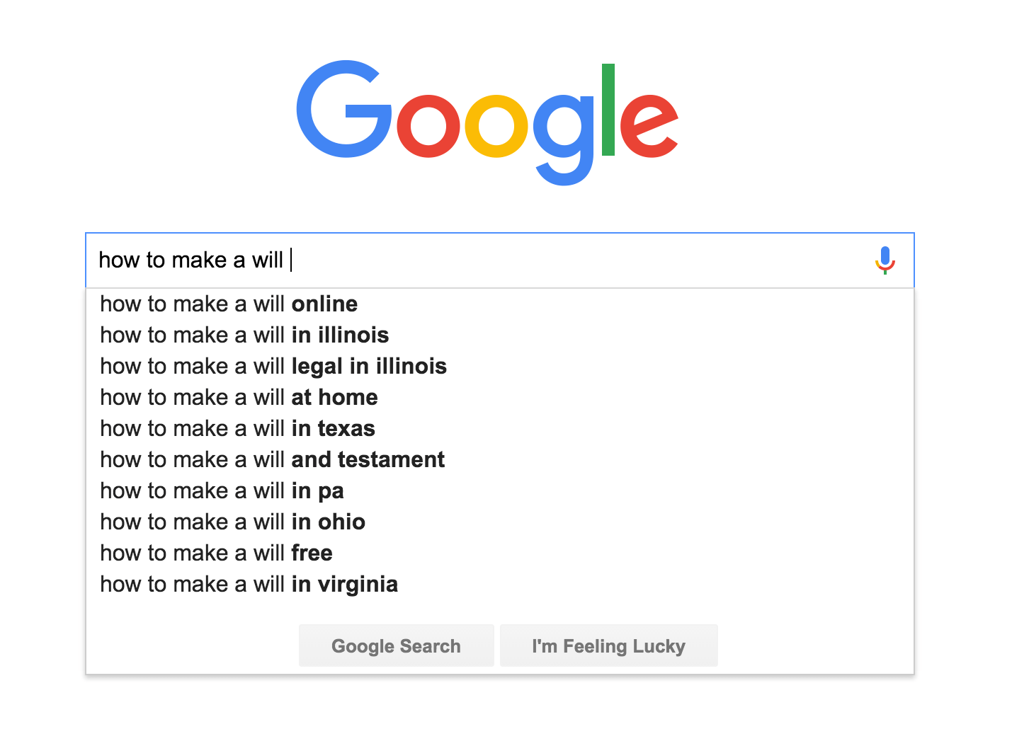 Google will